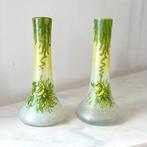 François-Théodore Legras - Vaas (2) - Tafelboeket - Glas, Antiek en Kunst, Antiek | Glas en Kristal