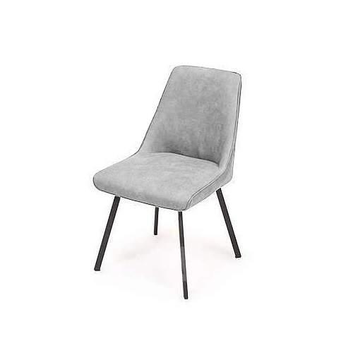 Eetkamerstoel Medemblik - eetkamerstoelen - Zilver, Huis en Inrichting, Stoelen, Nieuw, Stof