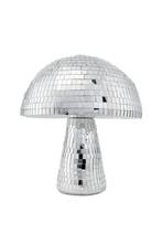 Paddenstoel Ø 20 cm Spiegeltjes Zilver Zwam Discobal Pop Bee, Ophalen of Verzenden, Nieuw, Feestartikel, Carnaval
