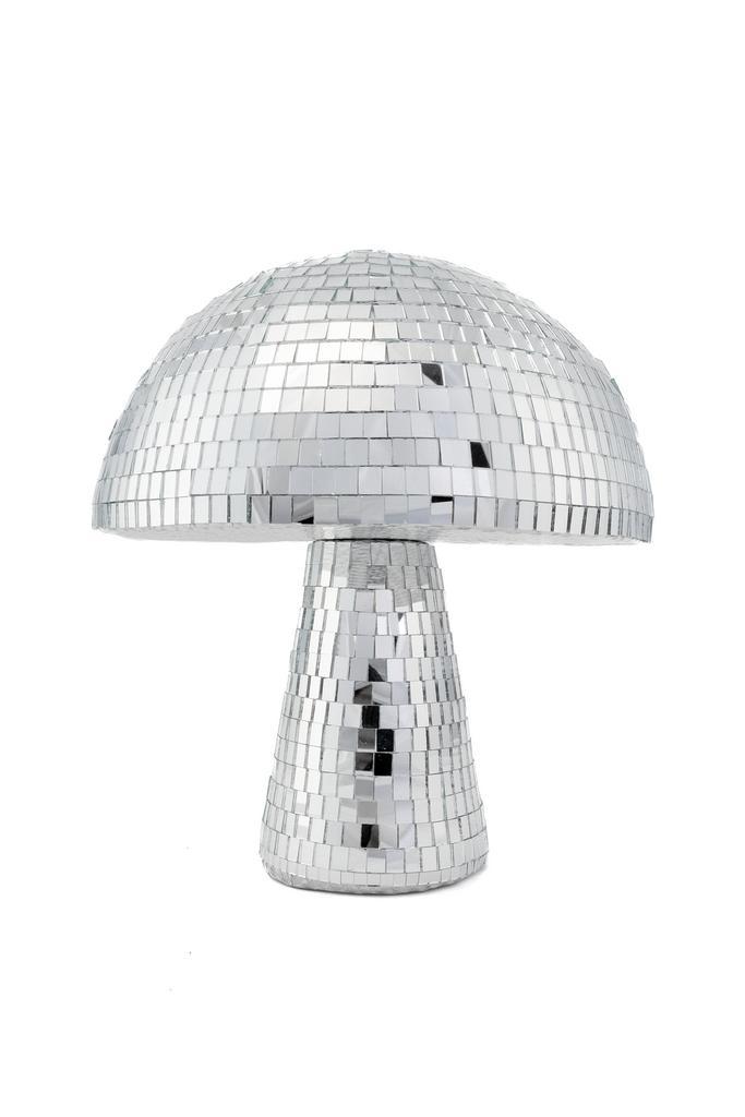 Paddenstoel Ø 20 cm Spiegeltjes Zilver Zwam Discobal Pop Bee, Hobby en Vrije tijd, Feestartikelen, Carnaval, Feestartikel, Nieuw