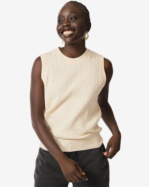 HEMA Damesspencer Rosie gebroken wit, Kleding | Dames, Overige Dameskleding, Nieuw, Verzenden