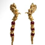 Oud-Grieks Goud, Granaat Zeldzame speld met Sfinx, Verzamelen