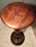 Bijzettafel - Mahonie - Piedestal mahoniehout