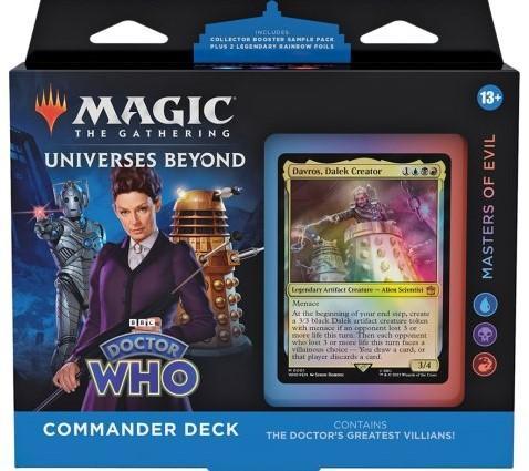 Magic the Gathering - Doctor Who Commander Deck Masters of, Hobby en Vrije tijd, Verzamelkaartspellen | Magic the Gathering, Nieuw