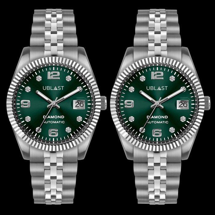 Ublast - Century Diamond - UBDCE40GN+GN - Set Man & Woman -, Sieraden, Tassen en Uiterlijk, Horloges | Heren