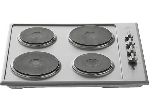 Etna - Elektrische Kookplaat - Zilver, Witgoed en Apparatuur, Kookplaten, Elektrisch, Nieuw, 4 kookzones, Verzenden