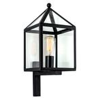 Bloemendaal Muurlamp Zwart met LED Buitenverlichting, Verzenden, Nieuw