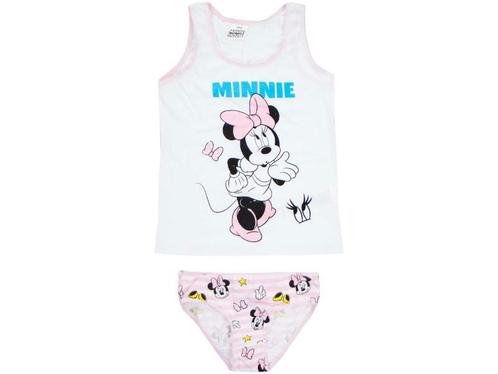 Meisjes ondergoedset - Minnie Mouse - Gestreept - Wit/Roze, Kinderen en Baby's, Kinderkleding | Schoenen en Sokken, Verzenden