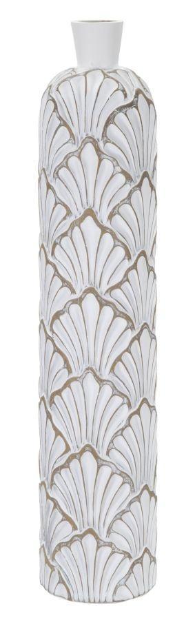 VAAS POLYRESIN PANAMA HOOG CM Ø 15,5X74, Huis en Inrichting, Woonaccessoires | Vazen, Ophalen of Verzenden