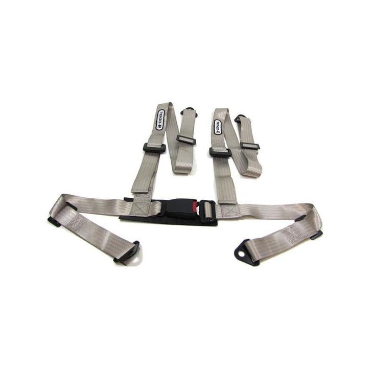 4-punts veiligheidsgordel zilver met E-keurmerk - TENZO-R, Auto-onderdelen, Interieur en Bekleding, Nieuw, Ophalen of Verzenden