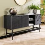 *WOONWINKEL* Dressoir Zwart Mangohout, Verzenden, Nieuw