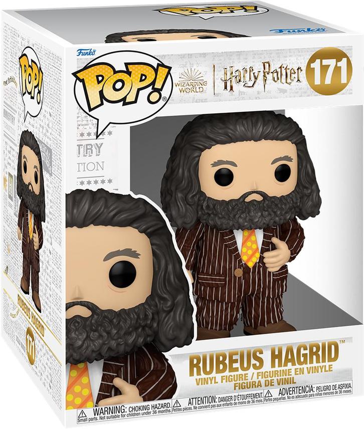 Funko Pop! - Harry Potter 3 Rubeus Hagrid Super 6 #171 |, Verzamelen, Poppetjes en Figuurtjes, Nieuw, Verzenden