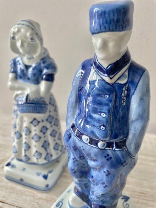 De Porceleyne Fles, Delft - Figuur - Bauer und Bäuerin -, Antiek en Kunst, Antiek | Glas en Kristal