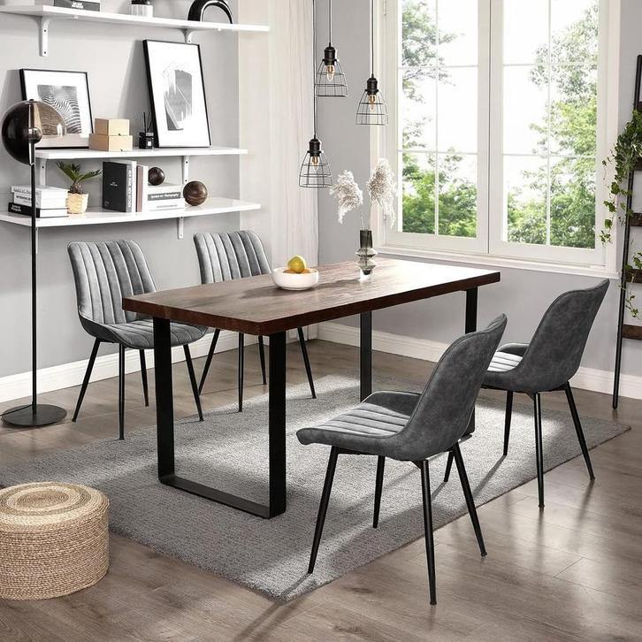 4x eetkamerstoel / kuipstoel - stoel - zachte zitting -, Huis en Inrichting, Stoelen, Verzenden