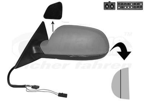 SPIEGELS VOOR AUDI A5/S5 B8 2007-2011 8F0857527BGRU, Auto-onderdelen, Spiegels, Nieuw, Ophalen of Verzenden