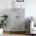vidaXL buffetkast 69,5x31x115 cm bewerkt hout betongrijs, Huis en Inrichting, Kasten | Buffetkasten, Verzenden, 100 tot 150 cm