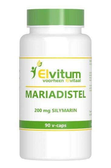 Mariadistel capsules Elvitaal 90 stuks, Diversen, Braces, Verzenden