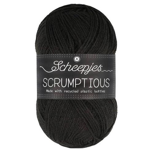 Scheepjes Scrumptious - 301 Charcoal Ice Cream - Gerecycle, Hobby en Vrije tijd, Breien en Haken, Ophalen of Verzenden