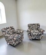 Fauteuil (2) - Hout, Textiel