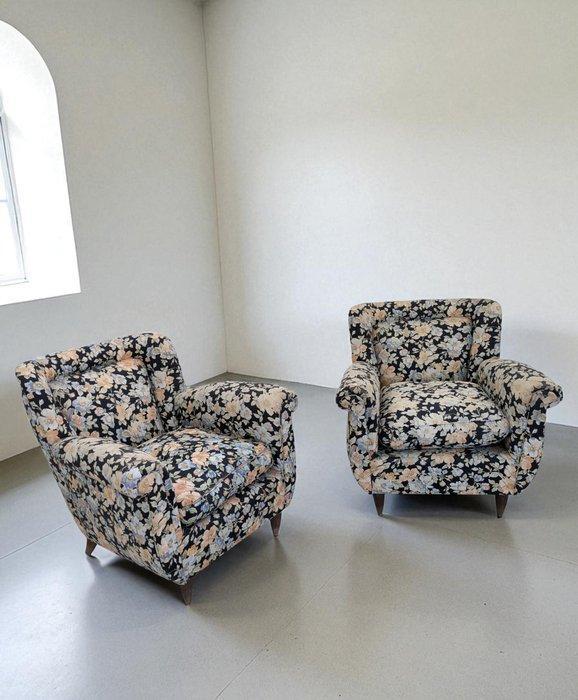 Fauteuil (2) - Hout, Textiel, Antiek en Kunst, Curiosa en Brocante