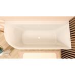 Wiesbaden Zenn Hoekbad Rechts - 170x75cm - Acryl - Glans Wit, Ophalen of Verzenden, Nieuw