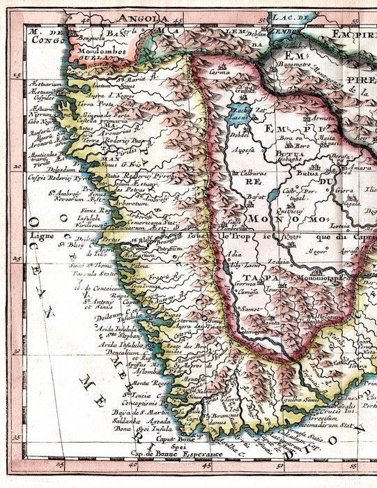 Afrika - Zuid-Afrika, Namibië, Botswana, Zimbabwe,, Boeken, Atlassen en Landkaarten