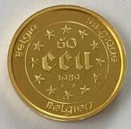 België. 50 Ecu 1989 Charlemagne 1/2 Oz Gold .999