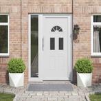 vidaXL Plantenbak 2 pcs Wit 40 x 40 x 40 cm Staal, Verzenden, Minder dan 60 cm, Nieuw, Metaal