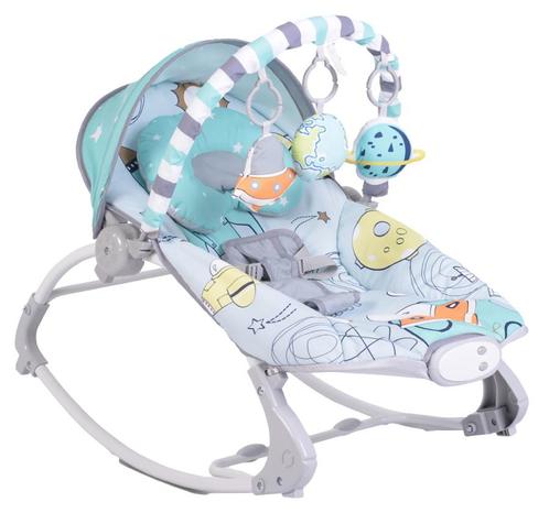 Cangaroo Space Tour Grey/Blue Wipstoel 8451, Kinderen en Baby's, Wipstoeltjes, Nieuw, Verzenden