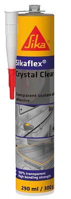 Sika Bouw Sikaflex 112 crystal clear 300 ml, transparant,, Doe-het-zelf en Verbouw, Isolatie en Afdichting, Nieuw, Verzenden