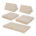 Speelbank Norhulta 5-delig kinderbank 120x66x45,5 cm beige [, Kinderen en Baby's, Verzenden, Nieuw