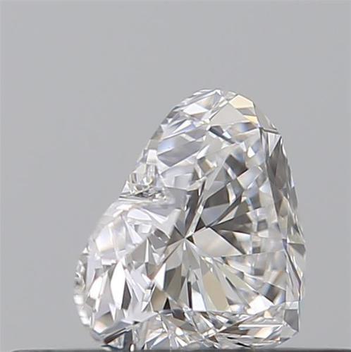 1 pcs Diamant (Natuurlijk) - 0.40 ct - Hart - D (kleurloos), Sieraden, Tassen en Uiterlijk, Edelstenen