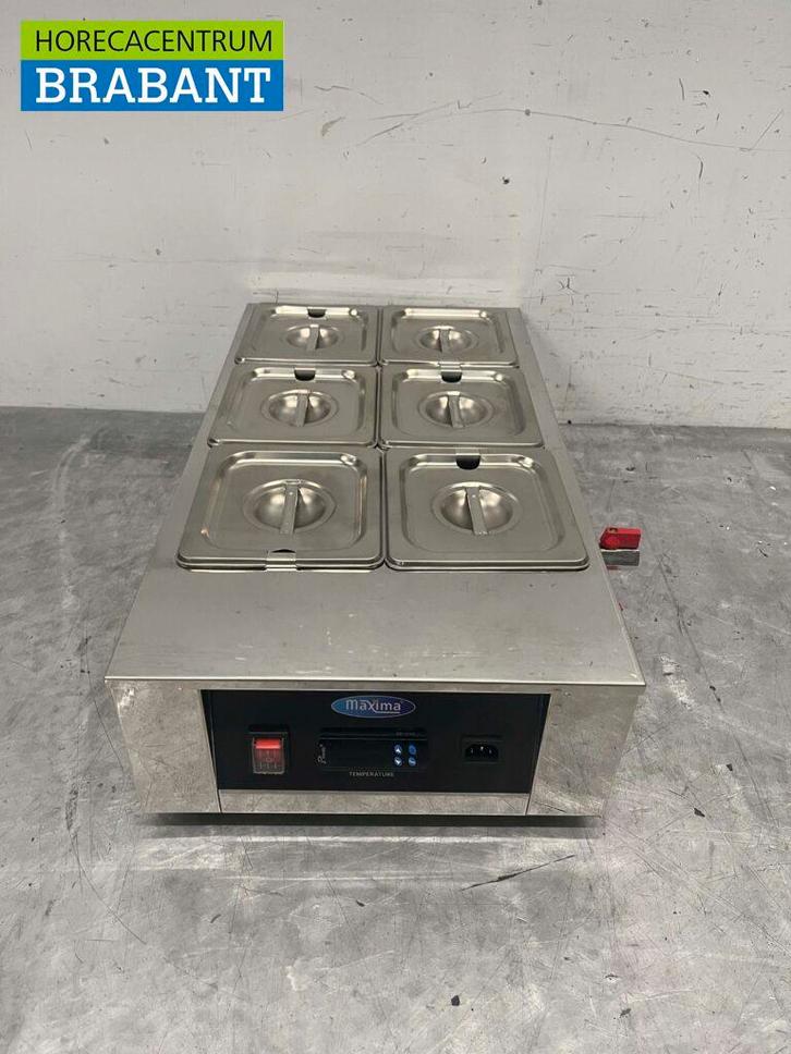 RVS Chocoladesmelter Chocoladewarmer Sauzenwarmer 6 x 1/6 GN, Zakelijke goederen, Horeca | Keukenapparatuur, Nieuw in verpakking