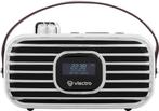 2dekans | Vlectro Retro DAB+ Radio met Bluetooth - Compact, Ophalen of Verzenden, Zo goed als nieuw