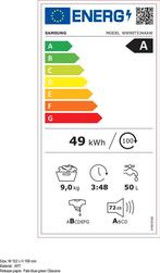 Samsung WW90T534AAW wasmachine Voorbelading 9 kg 1400 RPM, Verzenden, Zo goed als nieuw