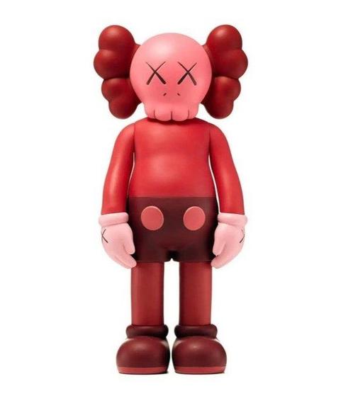 Kaws (1974) - No Reserve Meidcom Toy Kaws Companion Red 2016, Antiek en Kunst, Kunst | Schilderijen | Modern