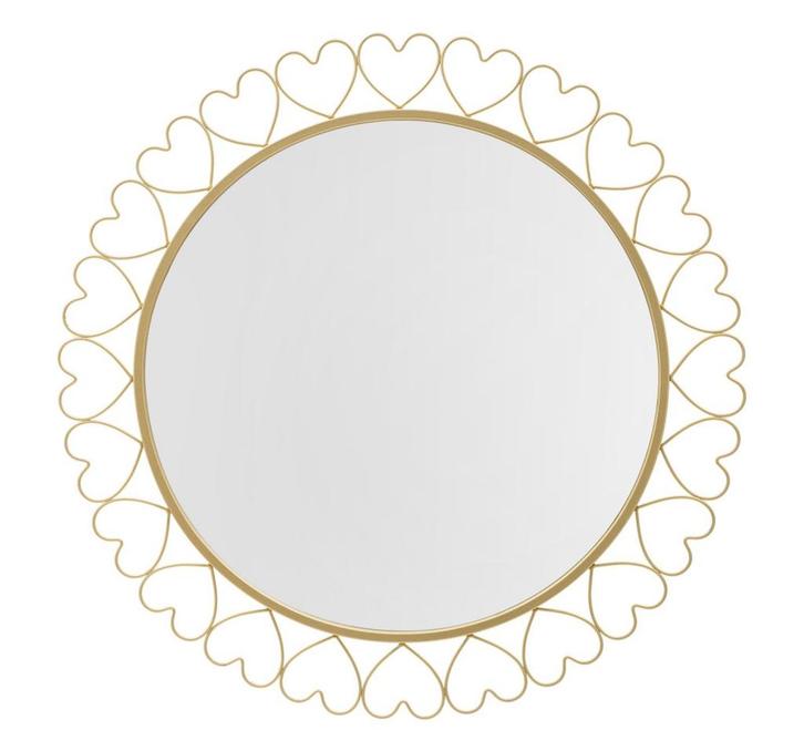 WANDSPIEGEL HARTJES CM Ø 80X2,5, Huis en Inrichting, Woonaccessoires | Spiegels, Ophalen of Verzenden