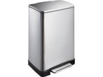 EKO - E-Cube pedaalemmer 40 liter - Stainless steel Plastic, Verzenden, Zo goed als nieuw