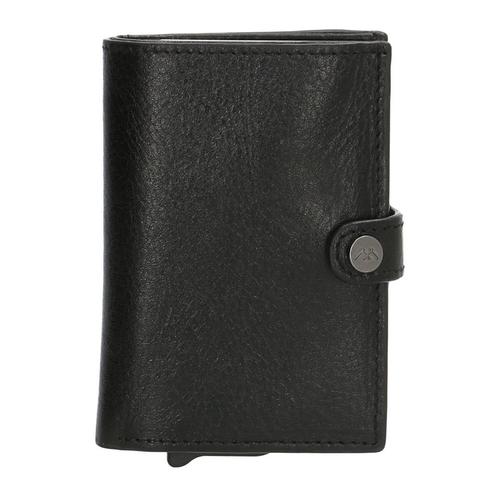 Micmacbags Porto Creditcardhouder - RFID - Zwart, Sieraden, Tassen en Uiterlijk, Portemonnees, Zwart, Nieuw, Overige merken, Leer