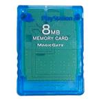 Sony Memory Card 8MB-Blauw/Transparant (PlayStation 2), Computers en Software, Harde schijven, Ophalen of Verzenden, Zo goed als nieuw