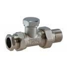 voetventiel recht (Radiator aansluitingen, Radiatoren), Doe-het-zelf en Verbouw, Verwarming en Radiatoren, Radiator, Nieuw, Hoog rendement (Hr)