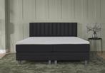 ACTIE! Boxspring Corsica 140 200 Zwart, Huis en Inrichting, Verzenden, Zwart, Nieuw, 140 cm