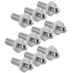 Loxx Tenax M5x10mm Verchroomd Set Van 10, Ophalen of Verzenden, Nieuw