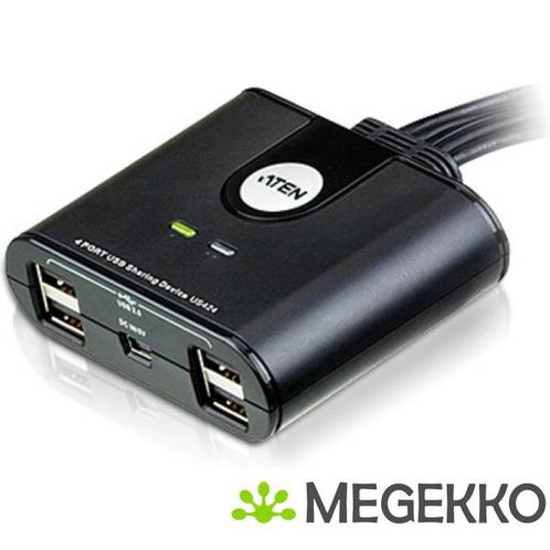 ATEN 4-poorts USB 2.0-switch voor randapparatuur, Computers en Software, Netwerk switches, Nieuw, Verzenden
