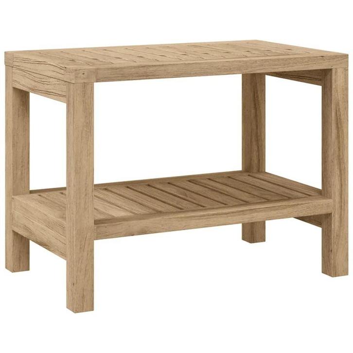 Teakhouten Badkamertafel 60x30 - Tweedekansje voor jouw b..., Huis en Inrichting, Badkamer | Badkamermeubels, 25 tot 50 cm, Nieuw