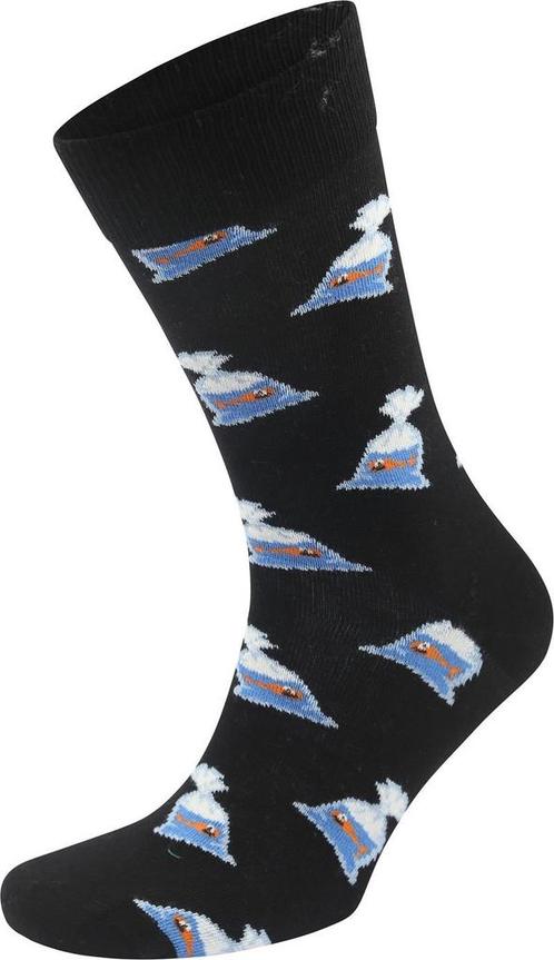 Happy Socks Sokken Something Fishy maat 41-46 Heren, Kleding | Heren, Sokken en Kousen, Zwart, Nieuw, Verzenden