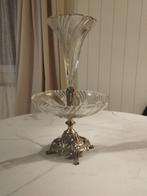 Val Saint Lambert - Tafelmiddenstuk - Kristal, Zinklegering, Antiek en Kunst