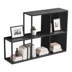 Wandplankenset Nostened 5-delig zwart met achterwand en zijw, Huis en Inrichting, Woonaccessoires | Wandplanken en Boekenplanken