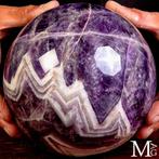 Prachtige bol van Chevron-amethist uit Tanzania - Sfera Di