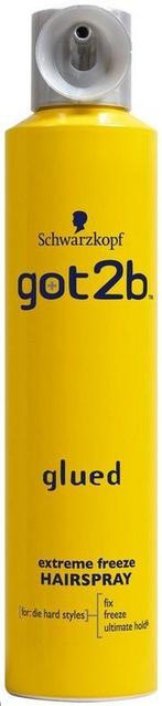 SCHWARZKOPF GOT2B GLUED EXTREME FREEZE HAIRSPRAY HAARLAK S.., Verzenden, Nieuw